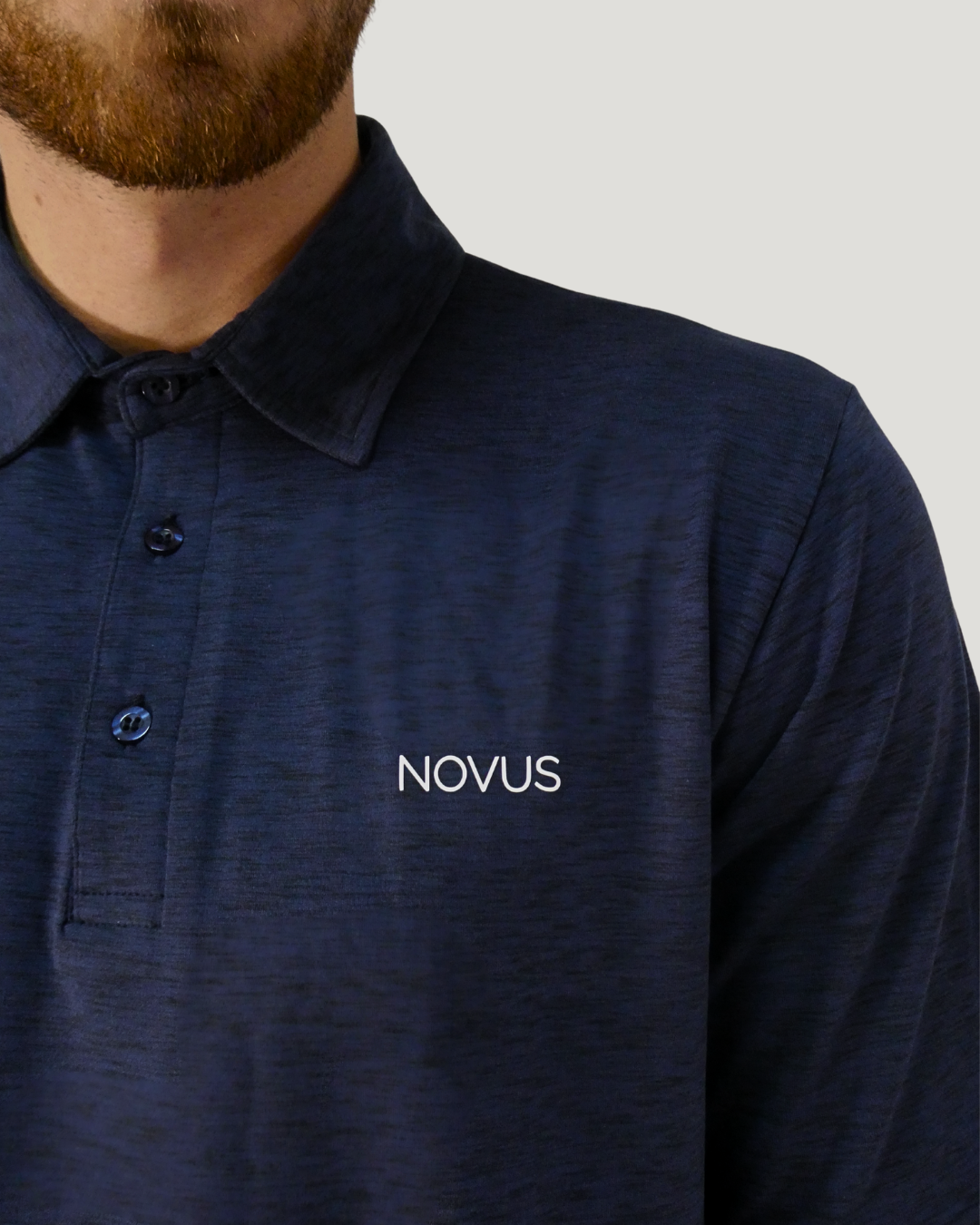 Links Performance Polo - Blue Marl