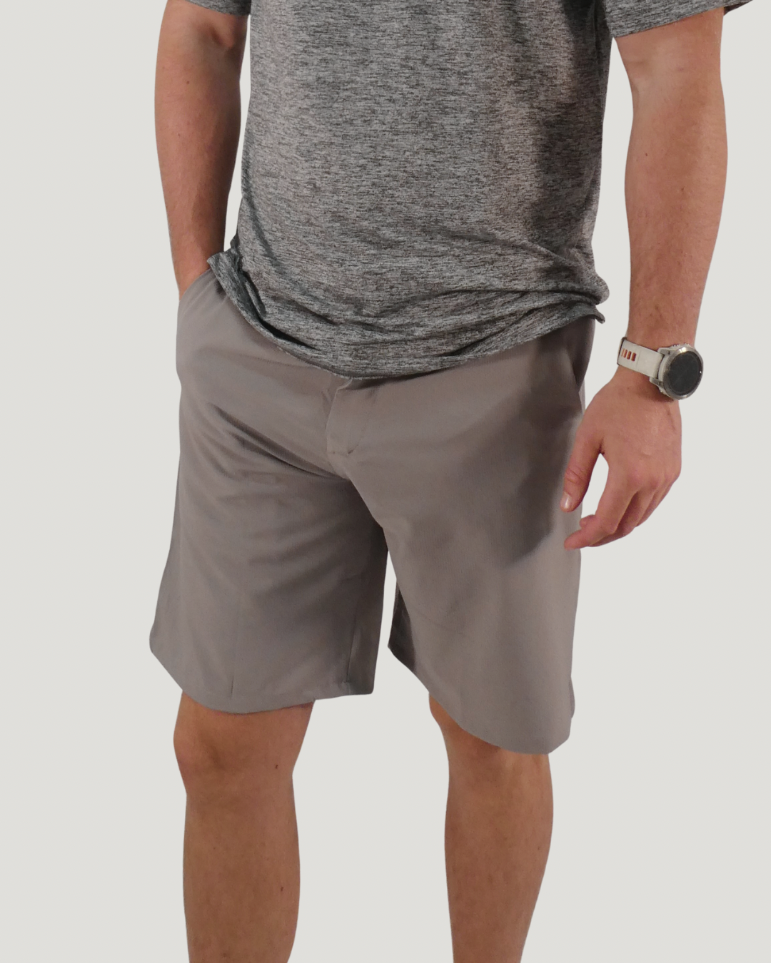 Stretch Tech Shorts - Slate Grey