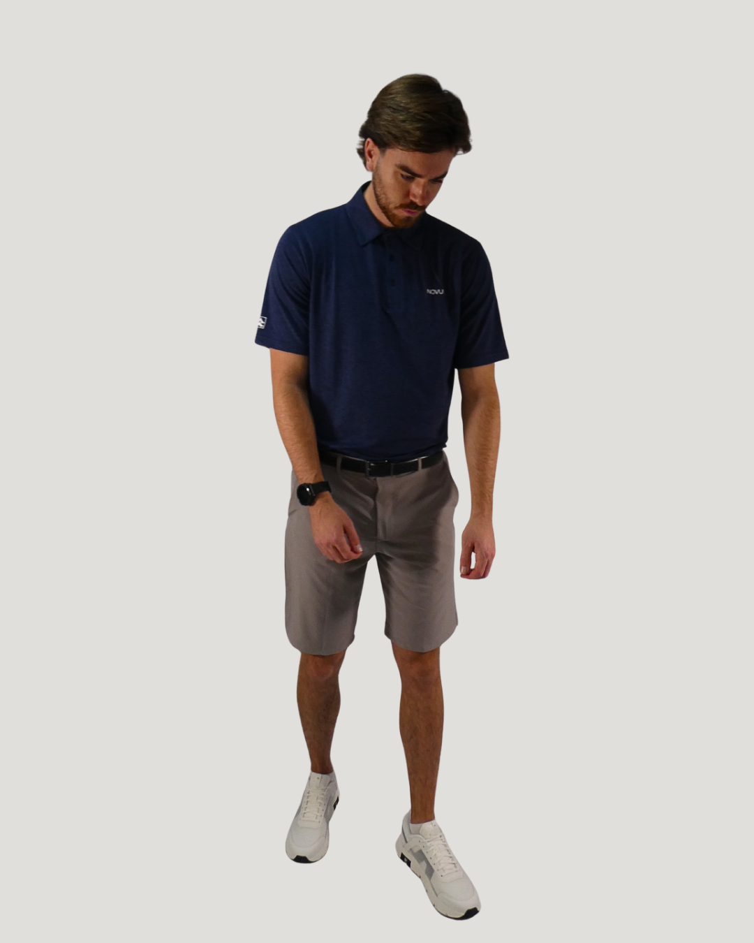 Links Performance Polo - Blue Marl