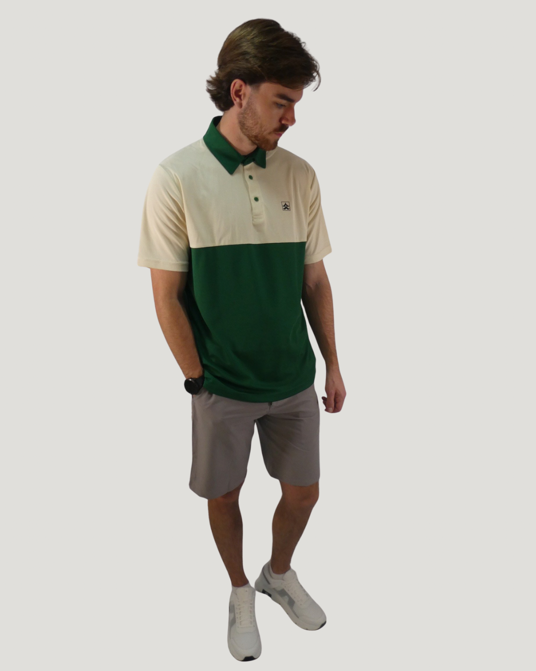 Heritage Polo - Masters Green / Off White