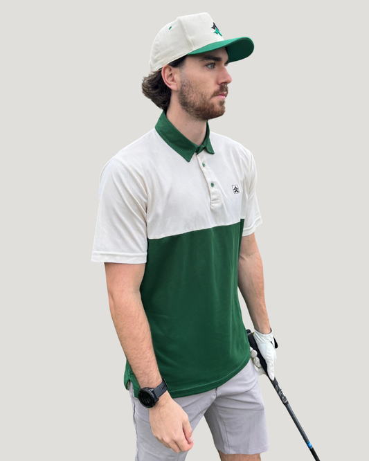 Heritage Polo - Masters Green / Off White