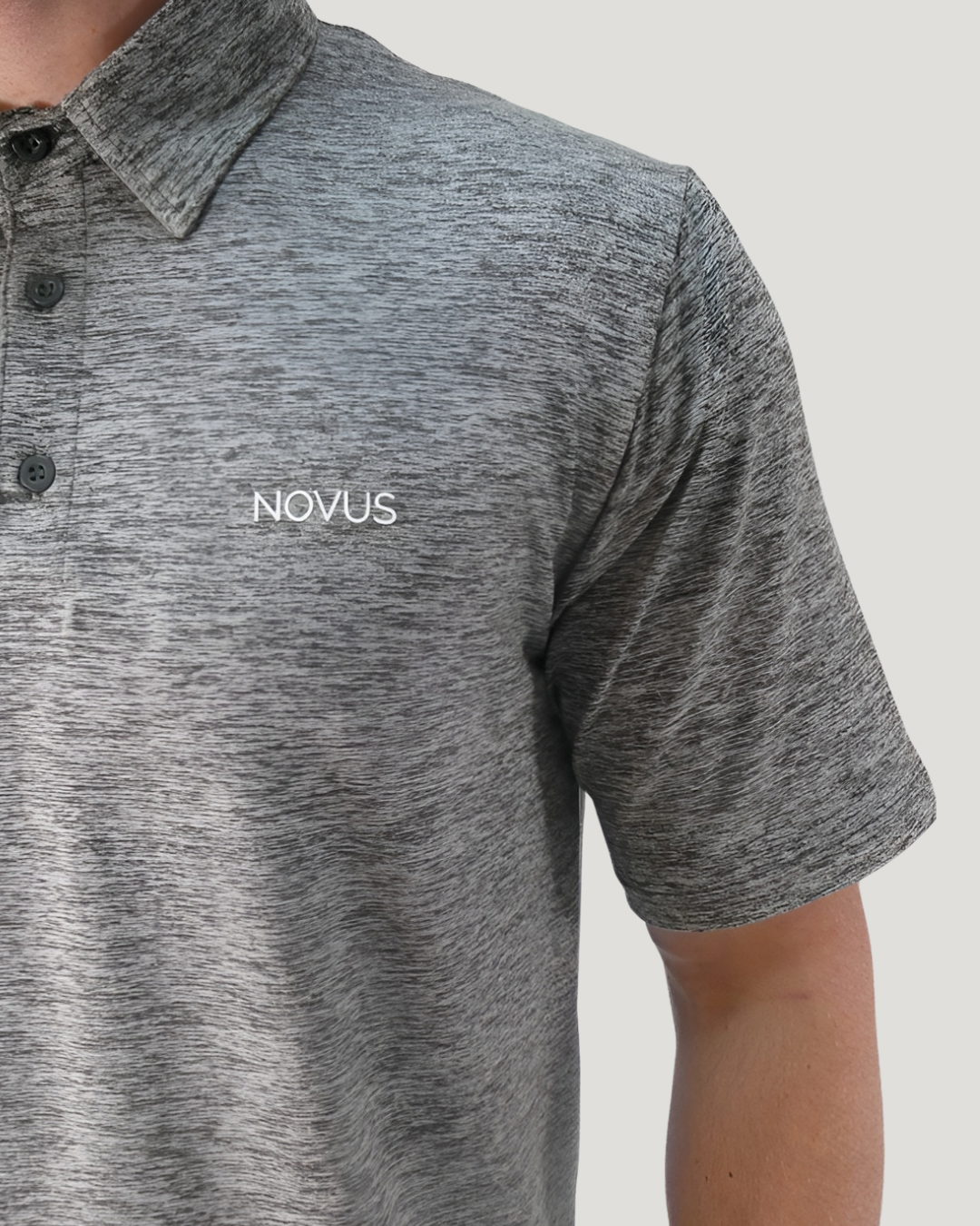 Links Performance Polo - Grey Marl